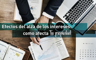 Efectos del alza de los intereses: cómo afecta tu propiedad.