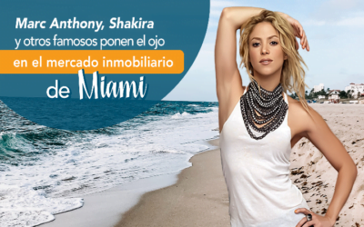 Marc Anthony y Shakira ponen el ojo en el mercado inmobiliario de Miami