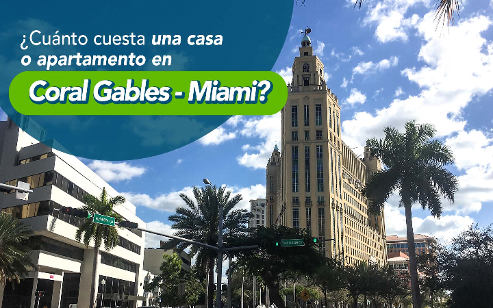 Cuánto cuesta un apartamento o una casa en Coral Gables?