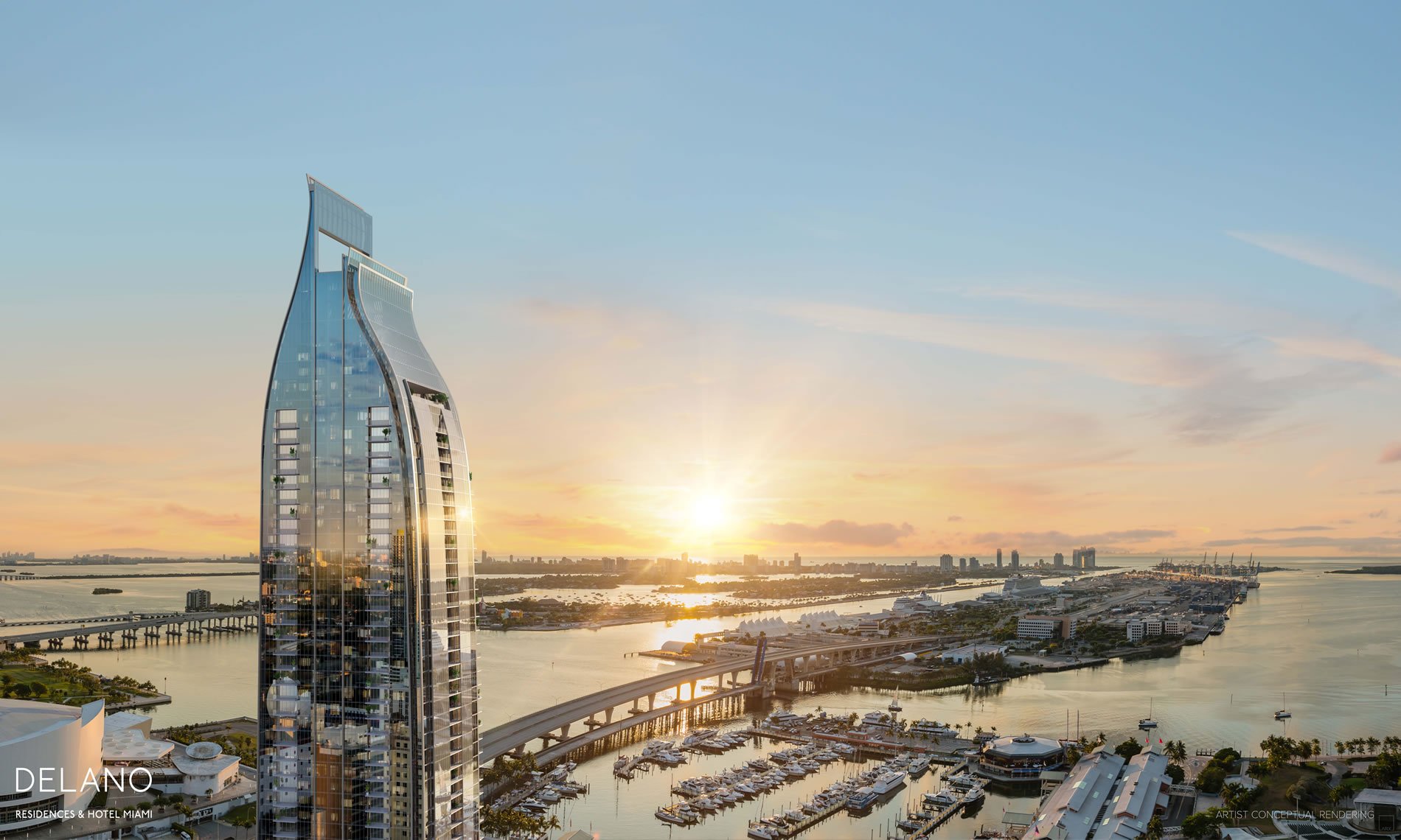 Delano Residences & Hotel Miami - proyecto en Downtown Miami
