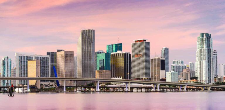 Vista de Downtown Miami, Florida